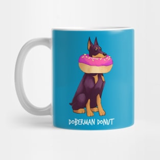 Doberman Donut Mug